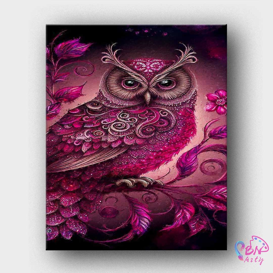 Paint By Numbers -Owl