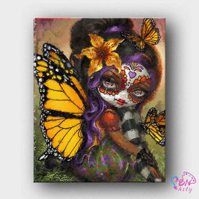 Paint By Numbers -Butterfly Girl