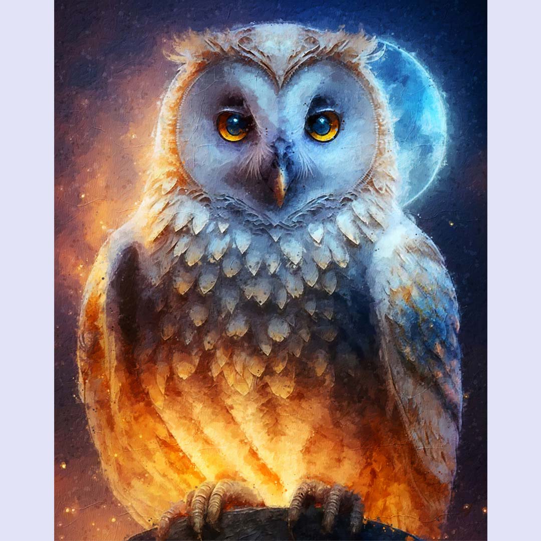 Paint By Numbers -Owl