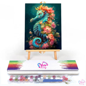 Paint By Numbers -Seahorse