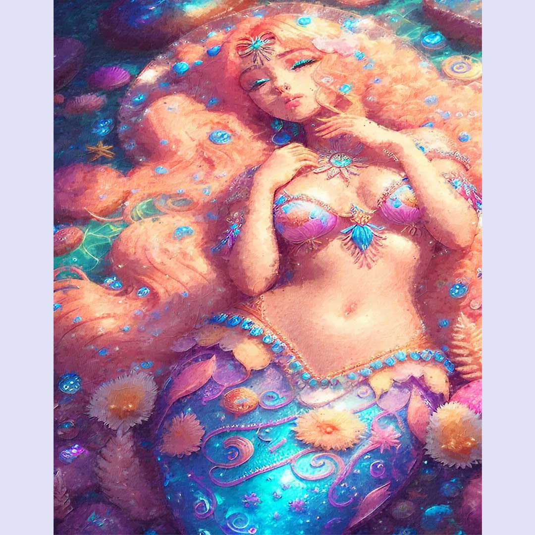 Paint By Numbers -Mermaid Princess