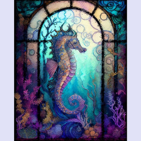 Paint By Numbers -Seahorse