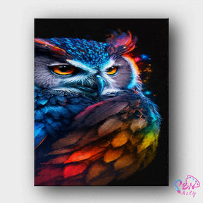 Paint By Numbers -Owl