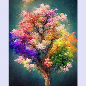 Paint By Numbers -Tree