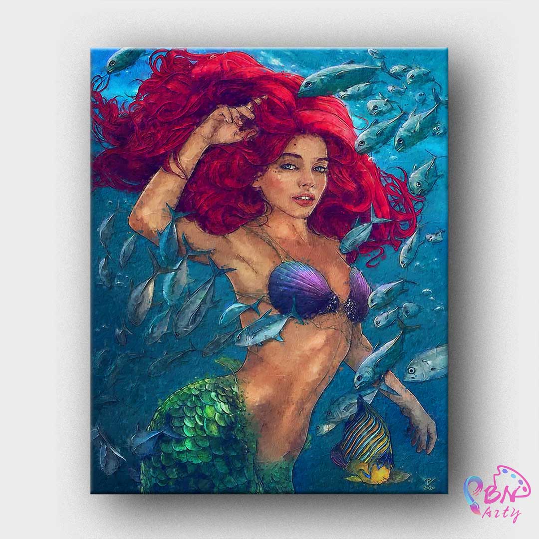 Paint By Numbers -Mermaid Princess