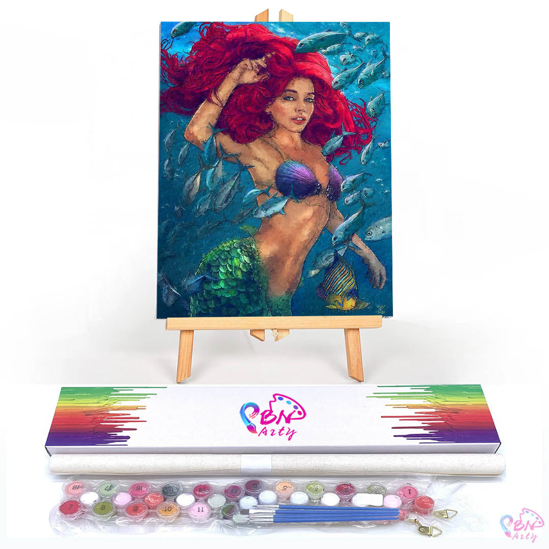 Paint By Numbers -Mermaid Princess