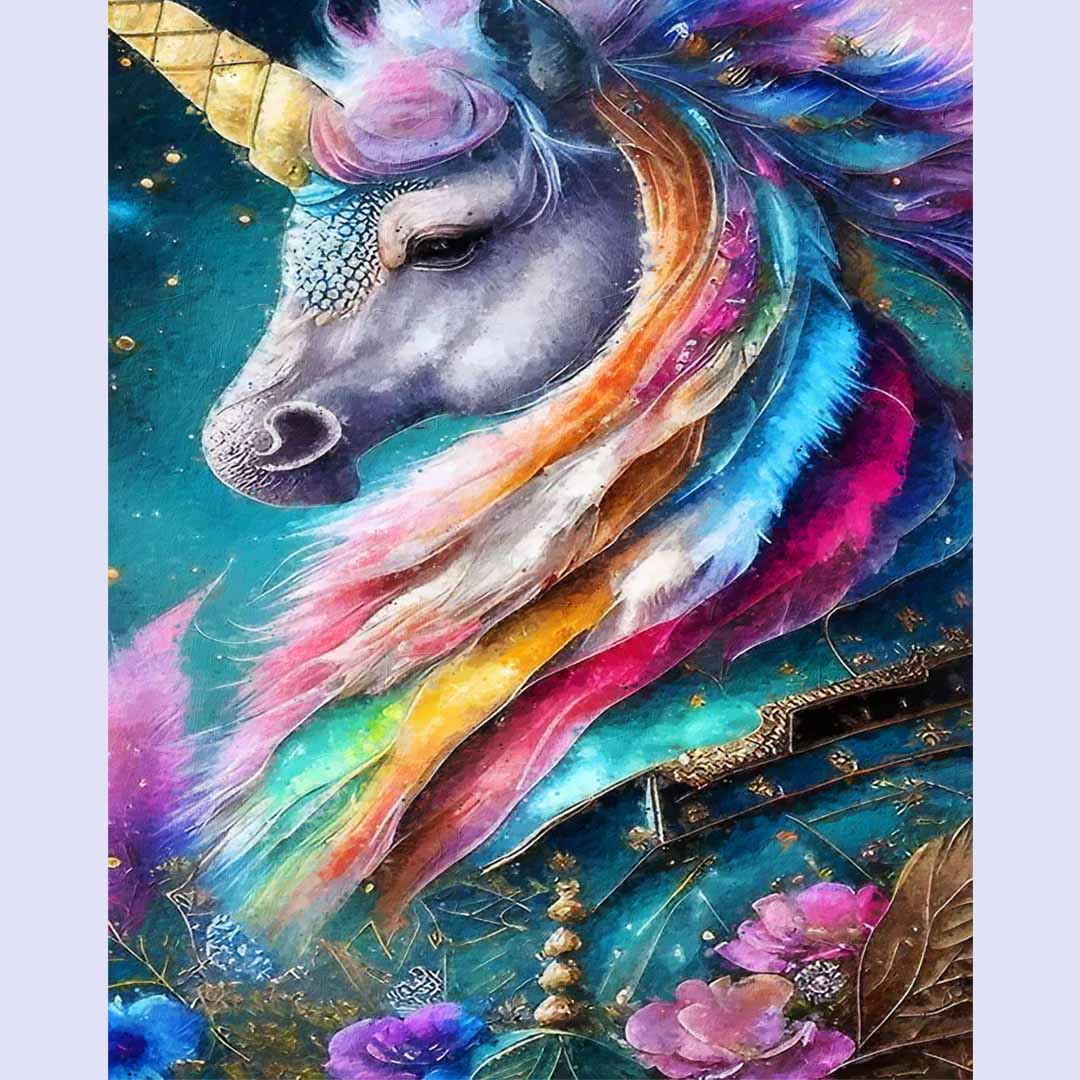 Paint By Numbers -Unicorn