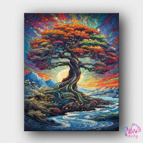 Paint By Numbers -Tree