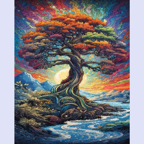 Paint By Numbers -Tree