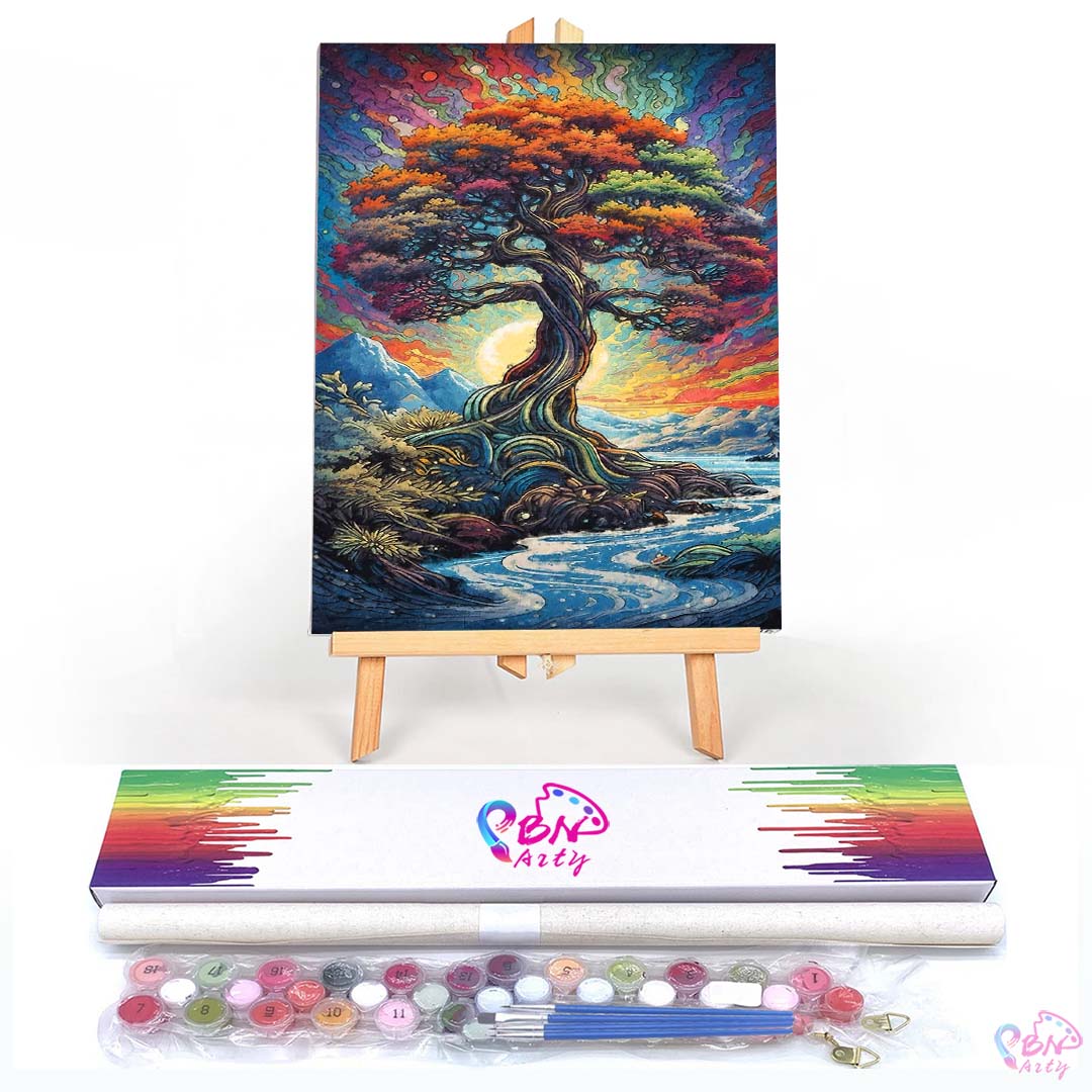 Paint By Numbers -Tree