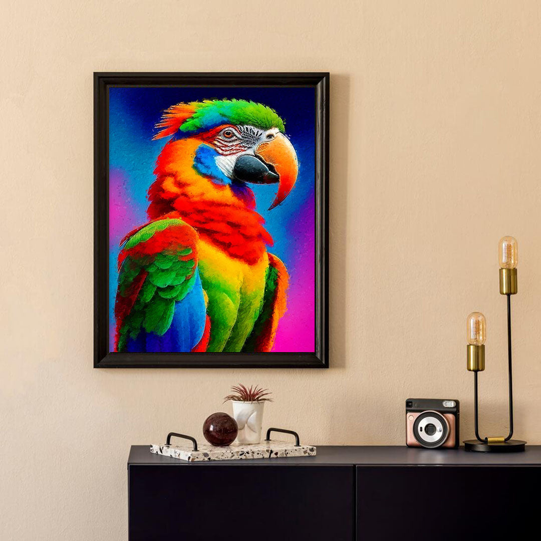 Paint By Numbers -Parrot