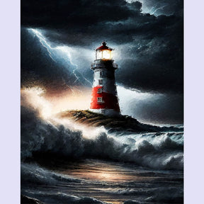 Paint By Numbers -Lighthouse