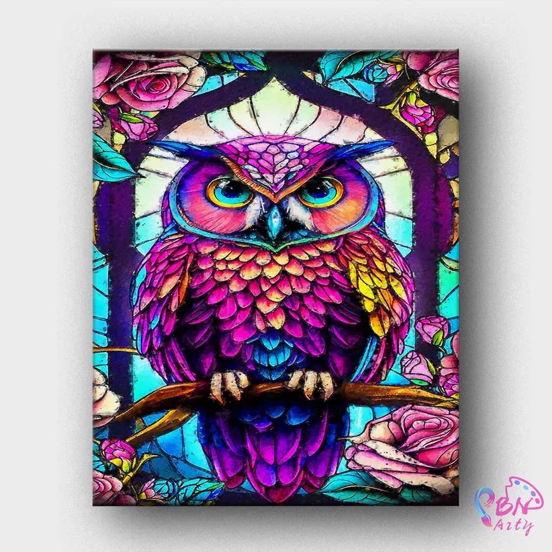 Paint By Numbers -Owl