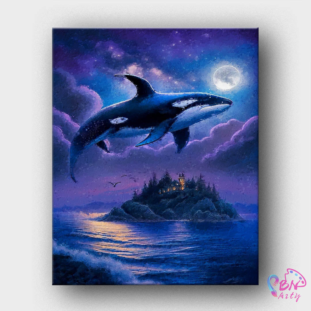 Paint By Numbers - Whale