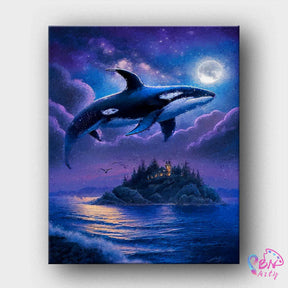 Paint By Numbers - Whale