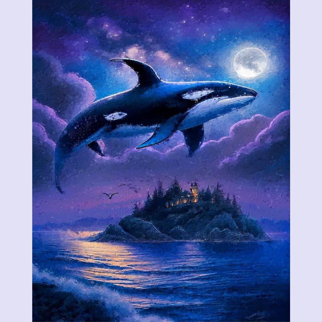 Paint By Numbers - Whale