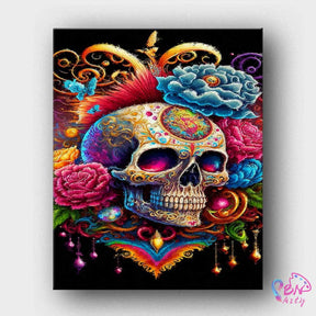 Paint By Numbers - Skull