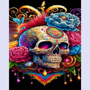 Paint By Numbers - Skull