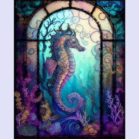 Paint By Numbers - Seahorse