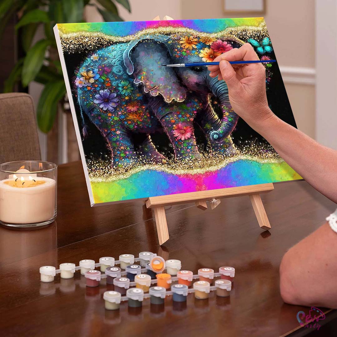 Paint By Numbers - Elephant