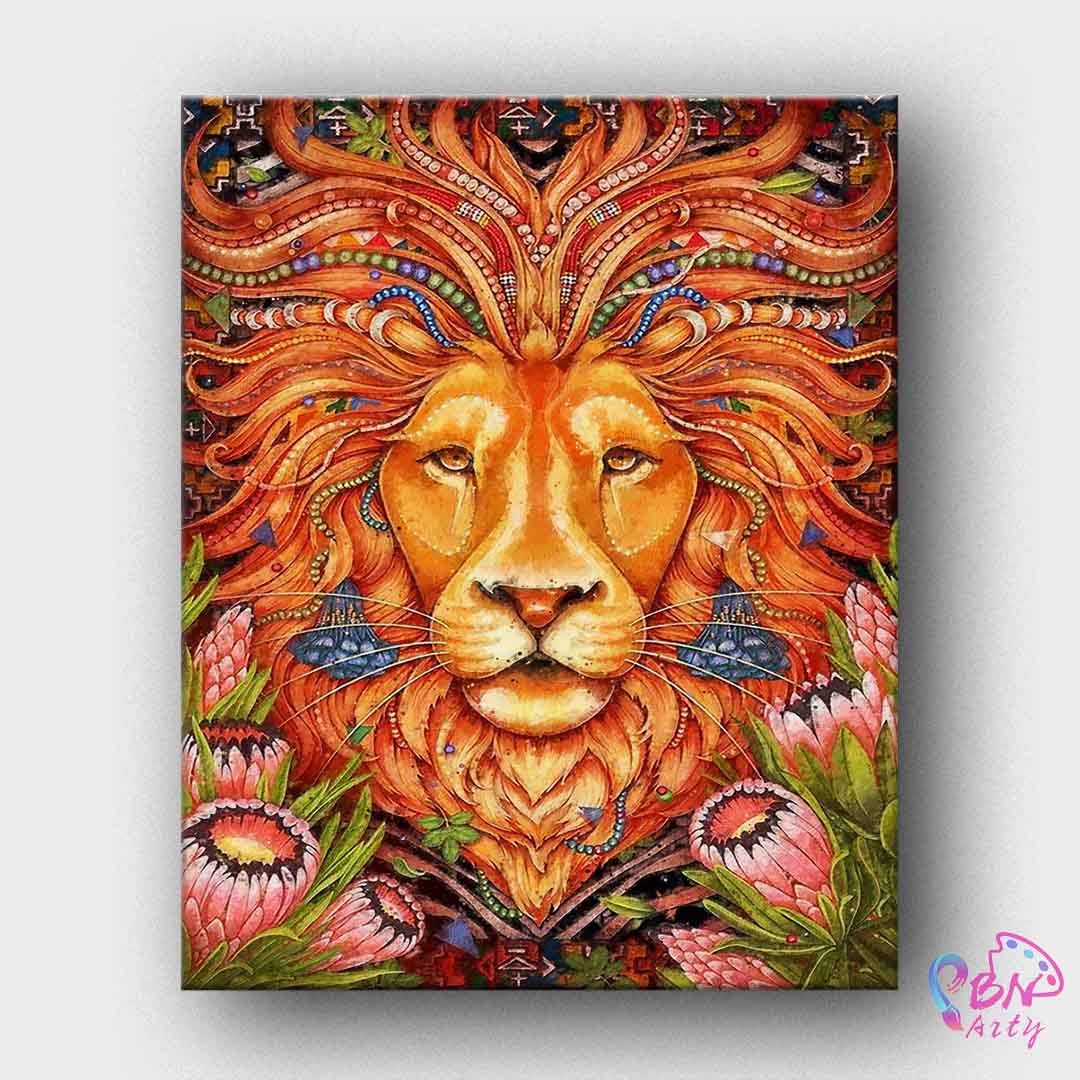 Paint By Numbers -Lion