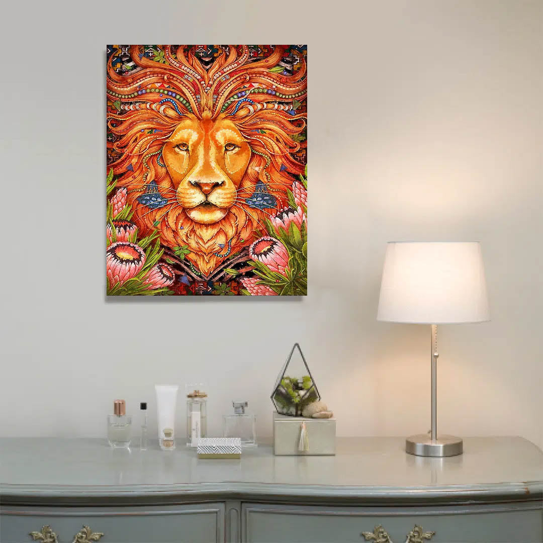 Paint By Numbers -Lion